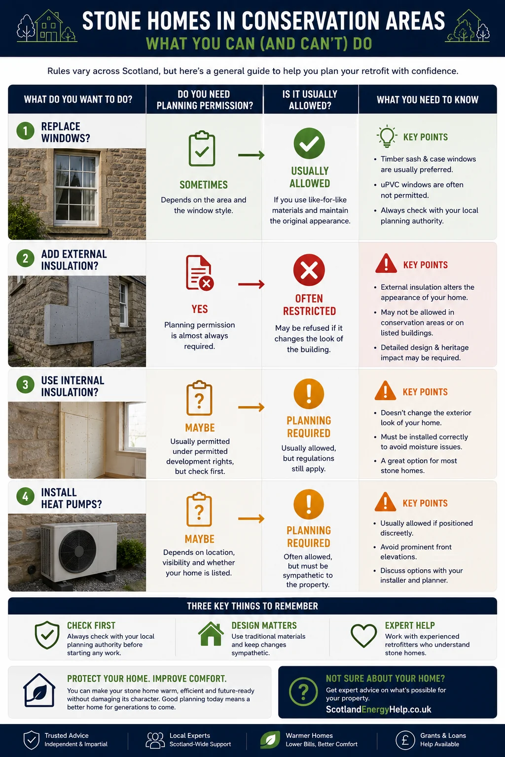 What you can and cannot do in conservation areas
